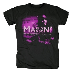 Nós t-shirt gráficos da rocha do metal Marilyn Manson Camiseta