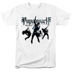 Us Metal Rock Graphic Tees Papa Roach Infest T-Shirt