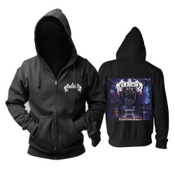 US Mortician Hoodieハードロックメタルミュージックスウェットシャツ