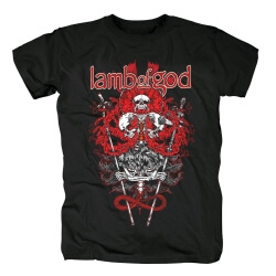 Us Skull Graphic Tees Awesome Lamb Of Gad T-Shirt