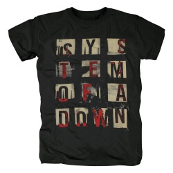 Us System Of A Down T-Shirt Metal Rock Shirts