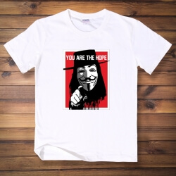 Vendetta için V Umut Tişörtünüz