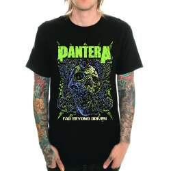 Vintage Black Metal Pantera T-shirt for Youth