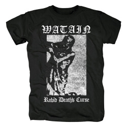 Watain Rabid Death'S Curse T-Shirt Sort Metal Rock Shirts