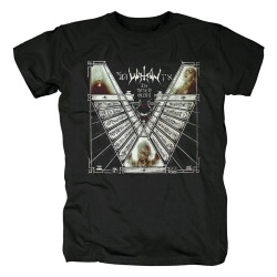 웨이스트 티셔츠 블랙 메탈 락 티셔츠
