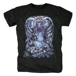 T-Shirt in metallo Hard Rock Tees bianca Widow