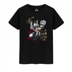 เสื้อยืด Avengers เสื้อยืดซูเปอร์ฮีโร่มาร์เวลธอร์