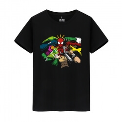 Marvel Hero Spiderman Gömlek Avengers Tee Gömlek