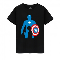 Marvel Hero Captain America Tees The Avengers T-Shirts