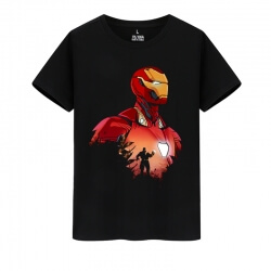 As camisetas dos Vingadores Marvel Super-Herói Homem de Ferro
