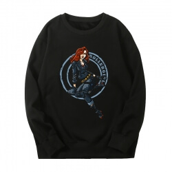 The Avengers Sweatshirt Marvel Black Widow Coat