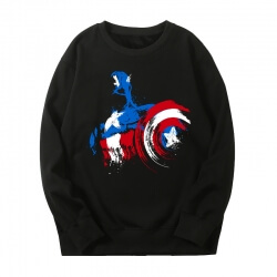 Kaptan Amerika Sweatshirt Marvel Avengers Hoodie