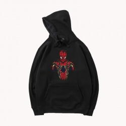 Hoodies đen Marvel Spiderman Jacket