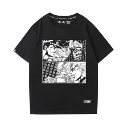 โจโจ้ Tshirt วินเทจอนิเมะ Kujo Jotaro ทีส์