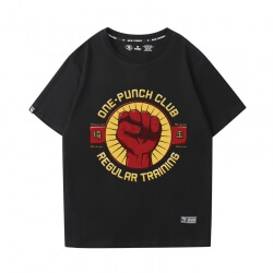 Sıcak Konu Anime Tshirt Bir Punch Man Tee Gömlek