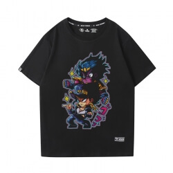 เสื้อยืดผจญภัยแปลกประหลาดของ JoJo หัวข้อร้อนอนิเมะ Kujo Jotaro Tee