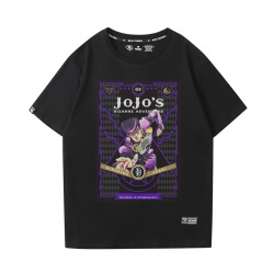 อนิเมะ Kujo Jotaro Tshirt JoJo ของแปลกประหลาดผจญภัยเสื้อยืด