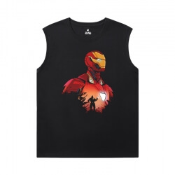 The Avengers Tshirts Marvel Iron Man Youth Sleeveless T Shirts