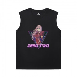 Darling In The Franxx T-Shirts Anime T Shirt Without Sleeves