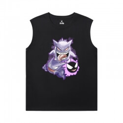 Pokemon Shirt Kwaliteit Gengar T Shirt zonder mouwen