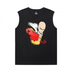 One Punch Man Tees Anime T Shirt sans manches