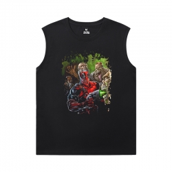 Deadpool Sleeveless Printed T Shirts Mens Marvel T-Shirts