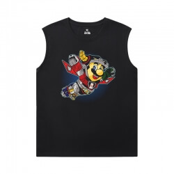 Mario Mens Sleeveless Sports T Shirts Cool T-Shirt