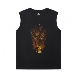 Groot Tshirt Marvel Guardians of the Galaxy Black Sleeveless Tshirt