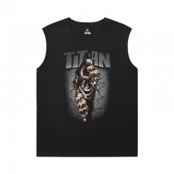 Attack on Titan Mens Oversized Sleeveless T Shirt Anime Shirt