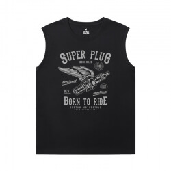 Car Tees Personalised Spark plug T Shirt Without Sleeves