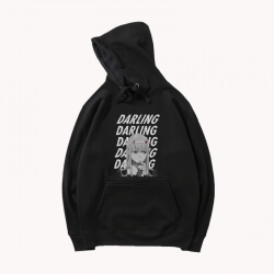 Pullover Felpa con cappuccio Darling nel cappotto con cappuccio Franxx