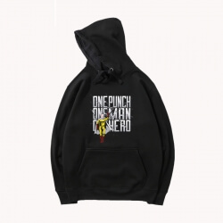 Hot Topic Sweatshirt Anime One Punch Man hanorac cu glugă