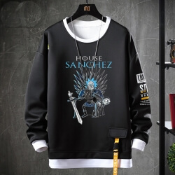 Rick ve Morty Sweatshirt Siyah Hoodie