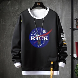 Rick and Morty Sweatshirts Black Hoodie