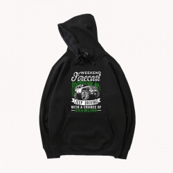 Masina Hanorac Negru Jeep Wrangler Hoodie