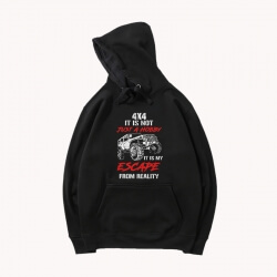 Araba kapüşonlu sweatshirt Kalite Jeep Wrangler Hoodies