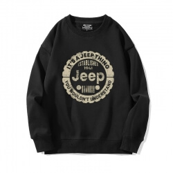 Phi hành đoàn cổ Jeep Wrangler Jacket Xe Sweatshirt