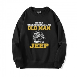 Araba Sweatshirt Siyah Jeep Wrangler Ceket