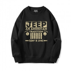 Car Sweatshirts Crew Neck Jeep Wrangler Sweater