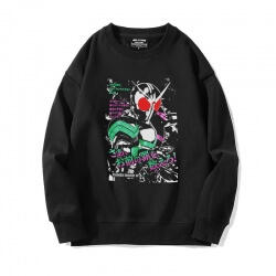 Vintage Anime Mascate Rider Topuri Crew Crew Jachete