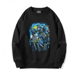 Black Sweatshirt Gundam Coat