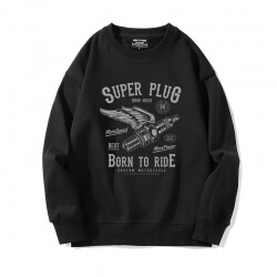 Crewneck Spark plug Tops Car Sweatshirts