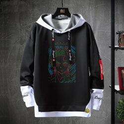 Undertale Sweatshirt Siyah Annoying Köpek Kafatası Kazak