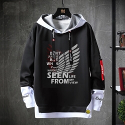 Titan Sweatshirt Sahte İki Parçalı Ceket Saldırı