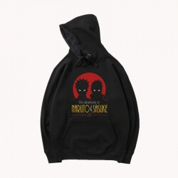 Áo khoác đen Anime Nhật Bản Naruto Hoodie