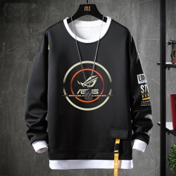 Republic of Gamers Sweatshirts ROG Black Prodigal Eye logo Hoodie