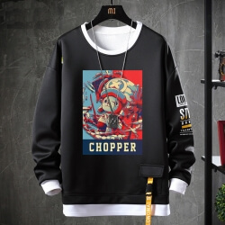 Hot Topic Chopper Sweatshirt Vintage Anime ét stykke frakke