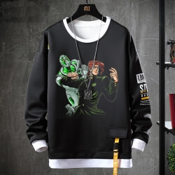 Kaliteli Kujo Jotaro Sweatshirt Sıcak Konu Anime JoJo Kazak