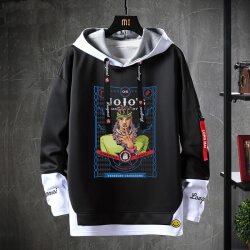 Kalite Kujo Jotaro Tops Sıcak Konu Anime JoJo's Tuhaf Macera Sweatshirt