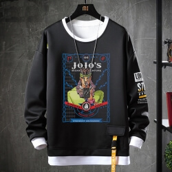 Vintage Anime JoJo Jacket Cool Kujo Jotaro Sweatshirts